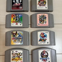 (決まりました)任天堂64&カセット8本の画像