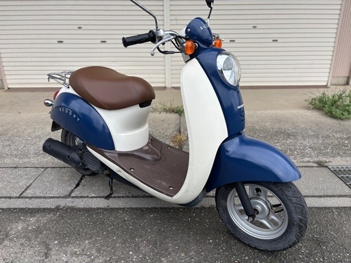 ⭐️クレアスクーピー❗️低燃費4スト60km/h確認⭐️バッテリー・シート・プラグなど交換済みで快調⭐️純正オプションリアキャリア付き⭐️