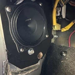 jb23 ジムニー　Aピラー(取付け穴有)&自作バッフルボード の画像