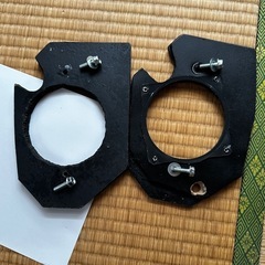 jb23 ジムニー　Aピラー(取付け穴有)&自作バッフルボード の画像