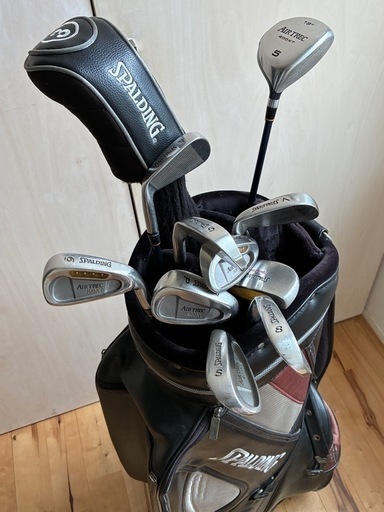 SPALDING ゴルフクラブセット　 キャディバッグ付き