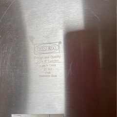 IKEA ティッシュケース　ティッシュボックス　鉄　シルバー　アイアンラックの画像