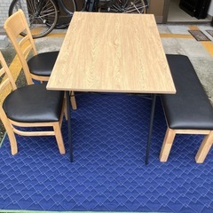 【配送無料】オシャレなダイニングセット 7773の画像