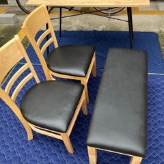 【配送無料】オシャレなダイニングセット 7773の画像