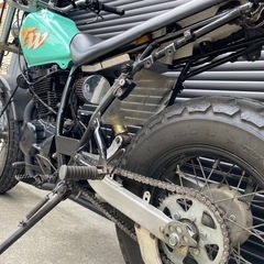★フルパワー★ kerkerマフラー★TW200初期型カラー★PWKキャブ付SR400 ftr の画像