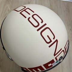 MOMODESIGNモモデザイン　ヘルメット　ホワイトレッド　ＳＳサイズの画像