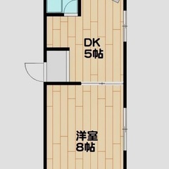 審査審査ユル❗️1DK❗️初期費用無料❗️エアコン1台設置❗️ス...