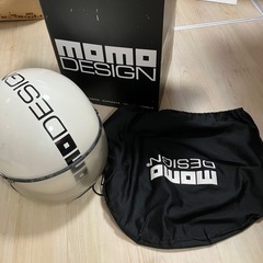 MOMODESIGNモモデザイン　ヘルメット　ホワイトブラック　Ｌサイズの画像