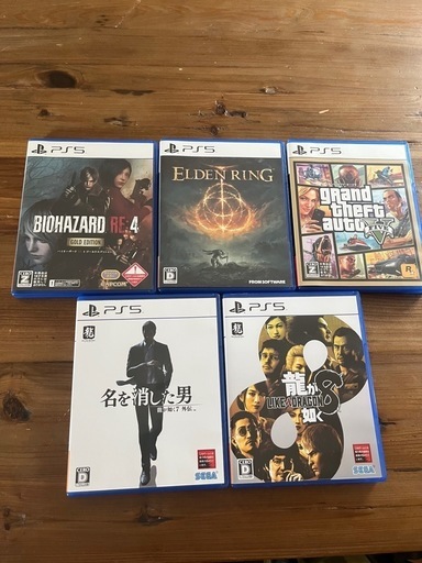 PS5人気ソフト5本セット (yuu) 新白河のテレビゲーム《その他