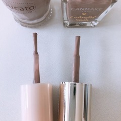 決まりました！ほぼ未使用　デュカートチャイラテCANMAKE 廃盤品ココア　マニキュアセットの画像