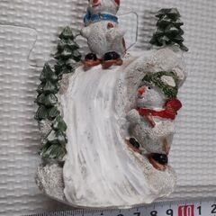 陶器、 プラスチックのクリスマスオブジェの画像