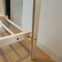 木目調ハンガーラックの画像