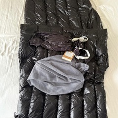 NANGA AURORA ALL BLACK 600 DX ロング AEGISMAX ウルトライトグースダウンシュラフ 3シーズンの画像