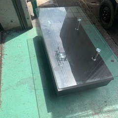 ガラステーブル✨配送🉑の画像