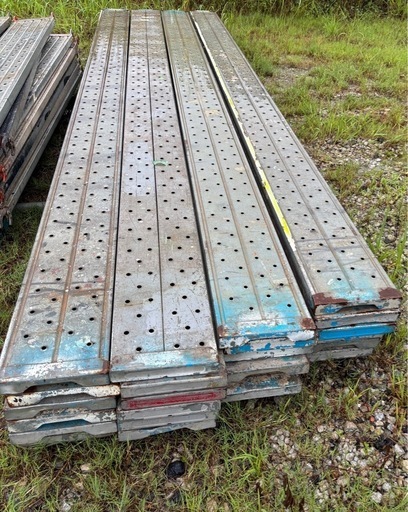 中古　鉄板　足場板　長さ400cm 24枚セット