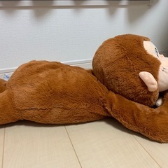 特大 　可愛いおさるのジョージのぬいぐるみの画像