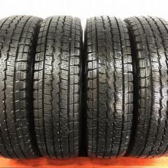 【DUNLOP WINTER MAXX SV01 145/80R12 80/78N LT】スタッドレス【LEBEN 12インチ 3.5J4HPCD100+44】21年製 エブリィ等　(STO005)の画像