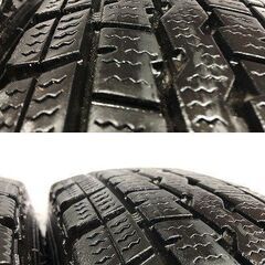 【DUNLOP WINTER MAXX SV01 145/80R12 80/78N LT】スタッドレス【LEBEN 12インチ 3.5J4HPCD100+44】21年製 エブリィ等　(STO005)の画像