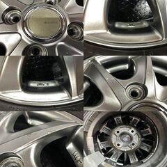 【DUNLOP WINTER MAXX SV01 145/80R12 80/78N LT】スタッドレス【LEBEN 12インチ 3.5J4HPCD100+44】21年製 エブリィ等　(STO005)の画像