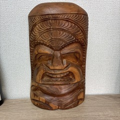 木彫りオブジェの画像