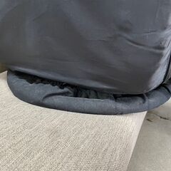 座椅子　No.3892　ブラック　レザー　回転座椅子　リクライニング可能　【リサイクルショップどりーむ天保山】の画像