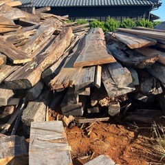 薪ストーブ等に欅、杉の材木【新潟市西蒲区】の画像