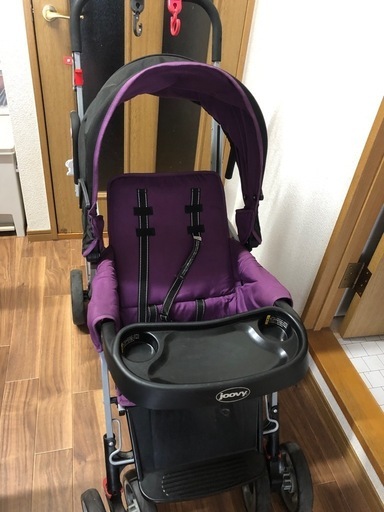 joovyツインベビーカー　縦