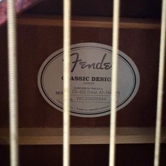 アコースティックギターFender CD-60Sの画像