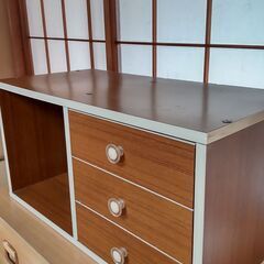 木製　ミニ引き出し　3段　昭和レトロの画像