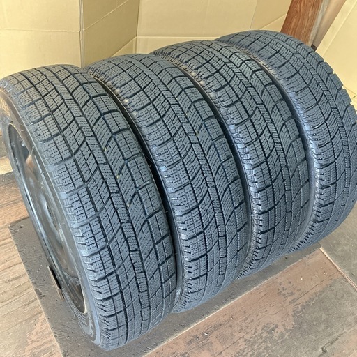 スタッドレス155/65R14 4本／100-4H／NANKANG ICE ACTIVA 8分〜9分上 A4919-32