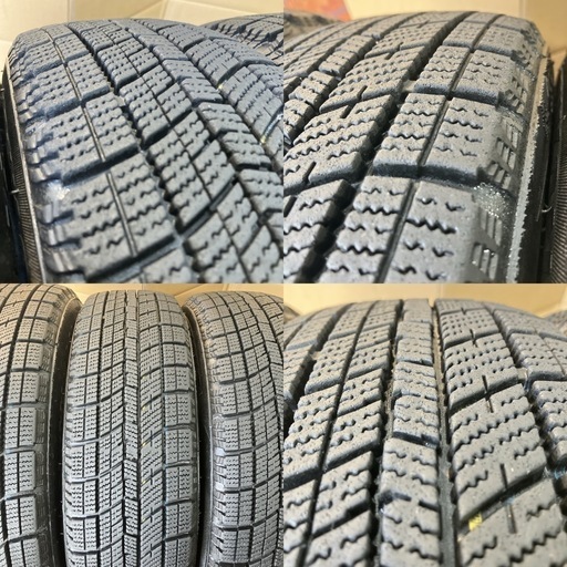 スタッドレス155/65R14 4本／100-4H／NANKANG ICE ACTIVA 8分〜9分上 A4919-32
