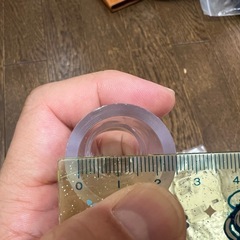 スチロール製　継手　エルボ　16A用　透明　未使用の画像