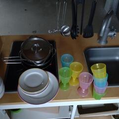 イケア　ままごとキッチンセットの画像
