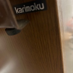 カリモク　勉強机の画像