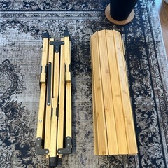 【ハイランダー 120cm 折りたたみウッドテーブル】の画像