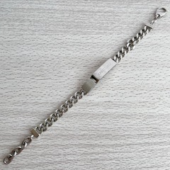 ☆お値引可能☆【極美品】DIESEL  シルバーチェーンブレスレット DX0966 00DJWの画像
