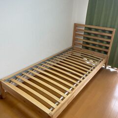 「値下げ交渉可」IKEA TARVA ベッドフレーム（パイン材）90×200cm – 美品の画像