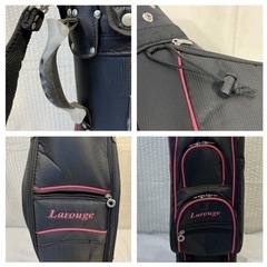 ゴルフバッグ Larouge ラルージュ キャディバッグ ゴルフ用品 の画像