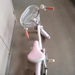 子供用自転車　16インチ　補助輪ありの画像