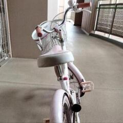 子供用自転車　16インチ　補助輪ありの画像