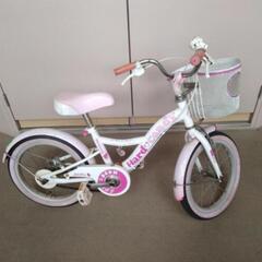 子供用自転車　16インチ　補助輪ありの画像