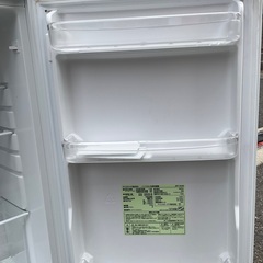 【RKGRE-551】特価！アイリスオーヤマ/118L 2ドア冷凍冷蔵庫/AF118-W/中古品/2018年製/当社より近隣無料配達！の画像