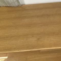 無印良品　タモ材天板ワークデスク　木製デスクの画像