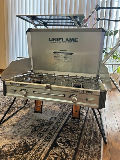 UNIFLAME(ユニフレーム)ツーバーナー＋キッチンスタンドセット