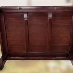木製装飾座卓　カリモク製の画像