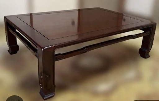 木製装飾座卓　カリモク製