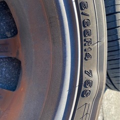 タイヤ&ホイール4本セット（タントで使用）の画像