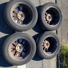タイヤ&ホイール4本セット（タントで使用）の画像