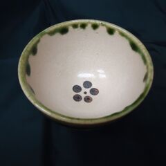 織部焼き　梅花紋の画像