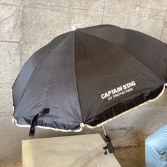 2508-19 キャンプスタッグ　キャンプ用チェアーパラソル2本セット